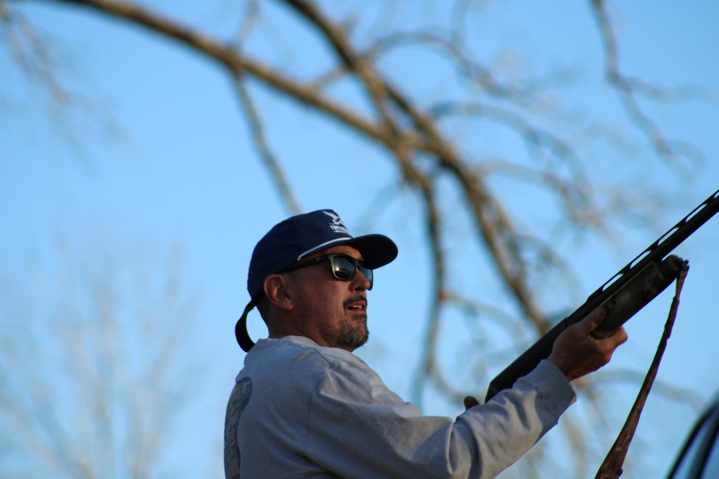 Twisted Birds Navy Hat